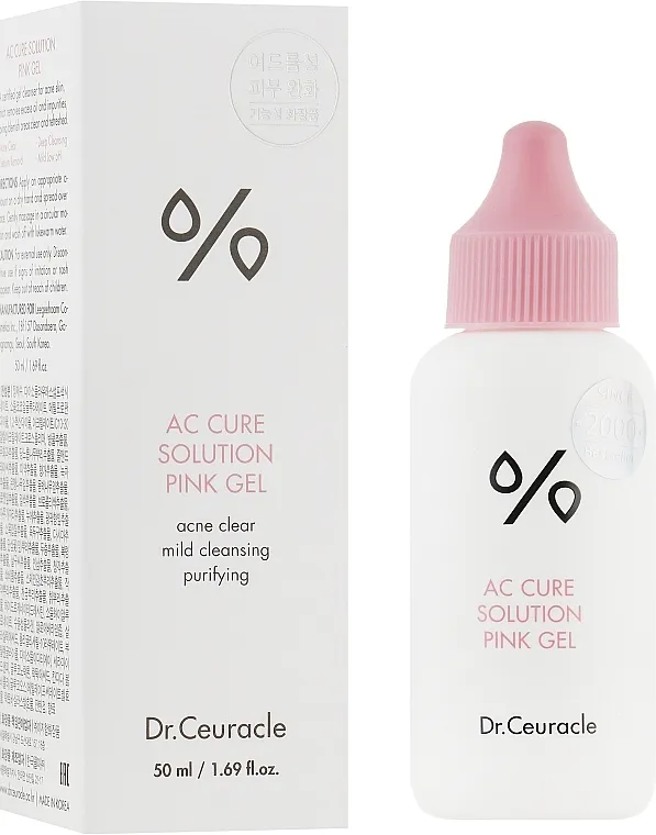 Dr.Ceuracle Ac Care Solution Pink Gel Seboregulirajući gel za čišćenje lica