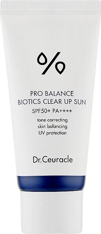 Dr.Ceuracle Pro Balance Biotics Clear Up Sun SPF50+ Probiotska krema za osvetljavanje sa zaštitom od sunca