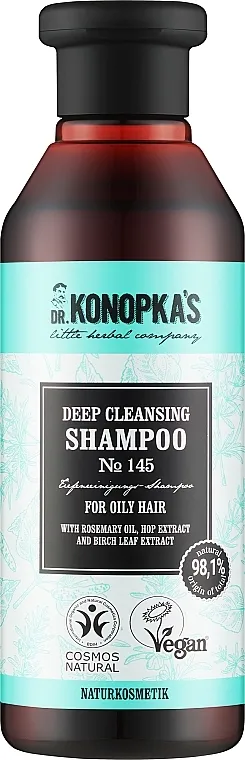Dr.Konopka's Deep Cleansing Shampoo Nº145 Šampon za dubinsko čišćenje masne kose