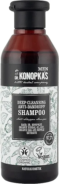 Dr.Konopka's Men Deep-Cleansing Anti-Dandruff Shampoo Dubinski šampon protiv peruti za muškarce