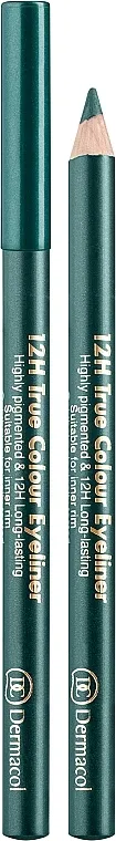Drvena olovka za oči Dermacol 12h True Colour Eyeliner