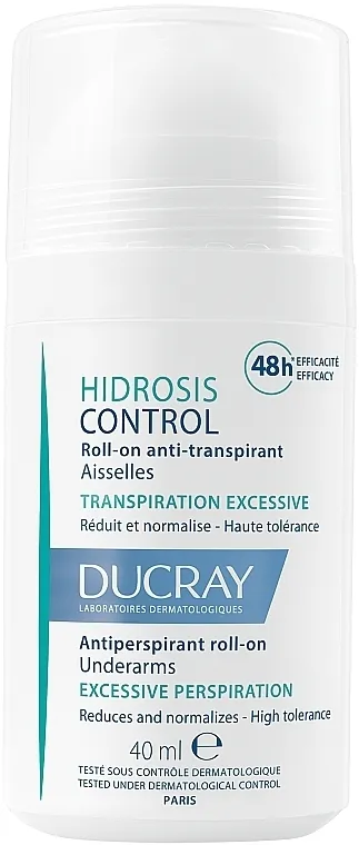 Ducray Hidrosis Control Roll-On Anti-Transpirant Antiperspirant