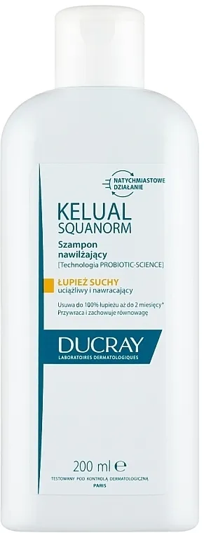 Ducray Kelual Squanorm Moisturizing Treatment Shampoo Hidratantni šampon protiv peruti