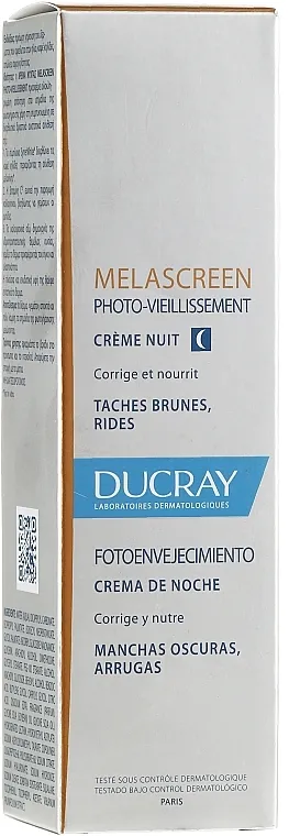 Ducray Melascreen Night Cream Noćna krema za lice