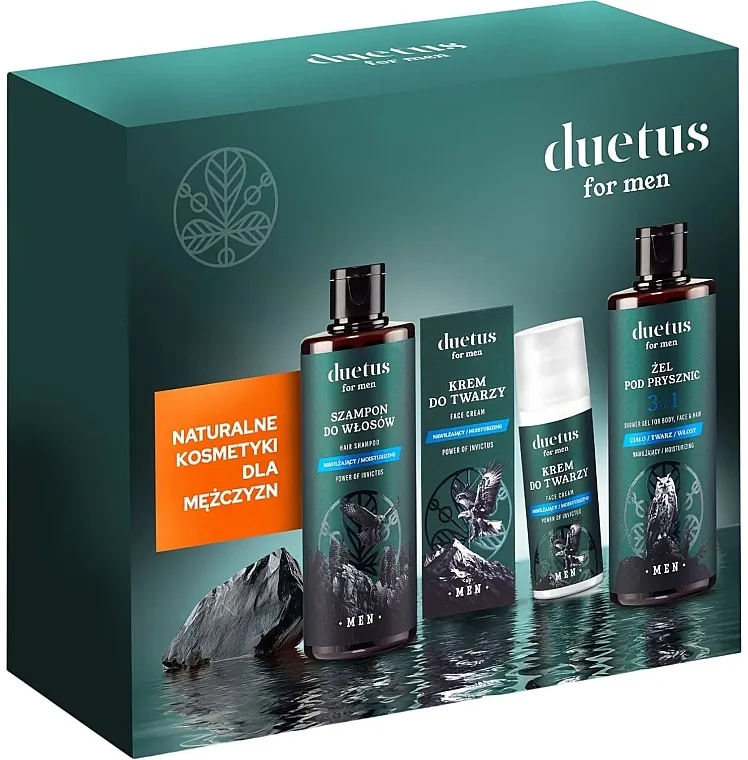 Duetus For Men (shm/300ml + cr/50ml + sh/gel/300ml) Set