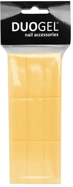 Duogel Mini turpijice, 100/120 granulacije, žute, 9 kom.