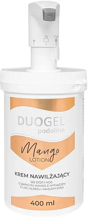 Duogel Podoline Mango Moisturizing Cream For Feet &amp; Legs Hidratantna krema za stopala i noge Mango (sa pumpicom)
