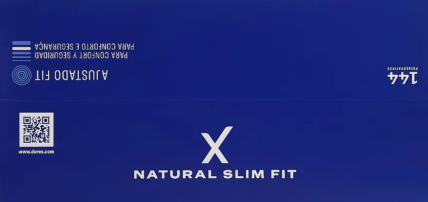 Durex Natural Slim Fit Kondomi, 144 kom.