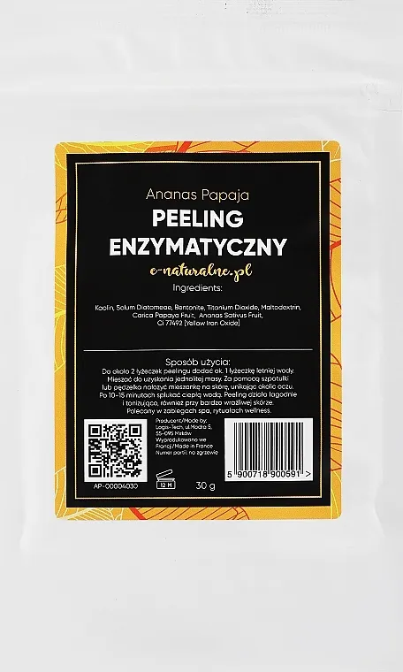 E-naturalne Enzyme Peeling Enzimski piling "Ananas i papaja"