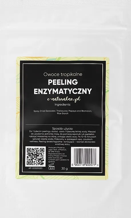 E-naturalne Enzyme Peeling Enzimski piling "Tropsko voće"