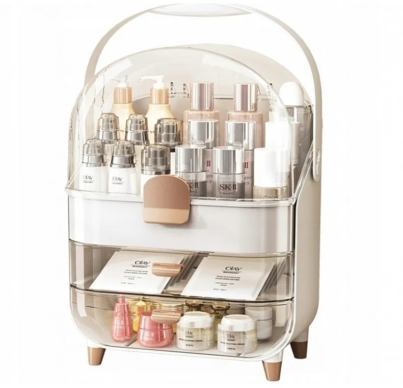 Ecarla Organizer za kozmetiku CB73, bela