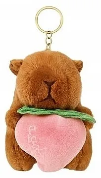 Ecarla Privezak za ključeve, Capybara sa breskvom