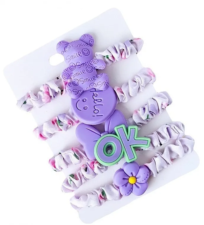 Ecarla Set gumica za kosu, 5 kom, G126