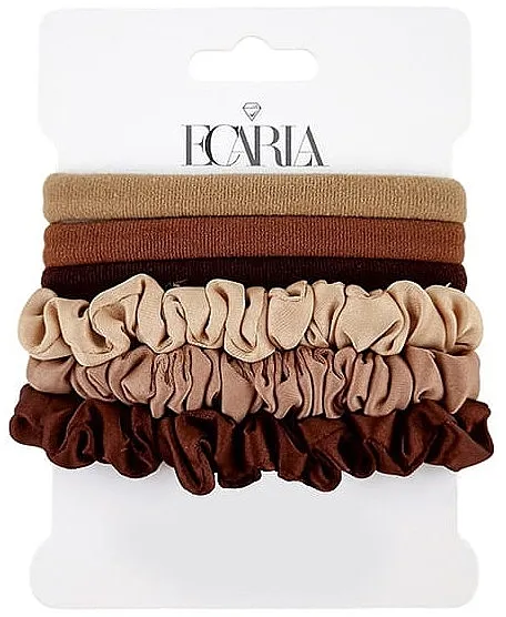 Ecarla Set gumica za kosu, 6 kom., GUM153K