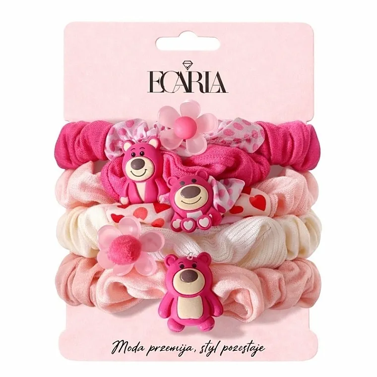 Ecarla Set gumica za kosu, GUM190, 5 kom.