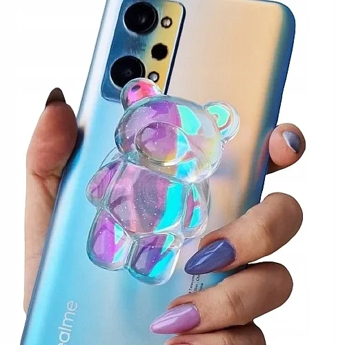 Ecarla Teleskopski držač za telefon 'Cute Bear', UDT17, galaktički plava