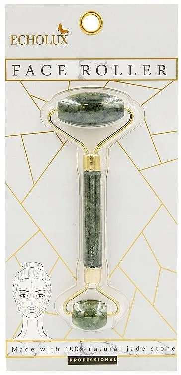 Echolux Face Roller Valjak za masiranje lica, zeleni žad
