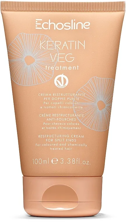Echosline Keratin Veg Treatment Restructuring Cream Krema protiv ispucalih krajeva