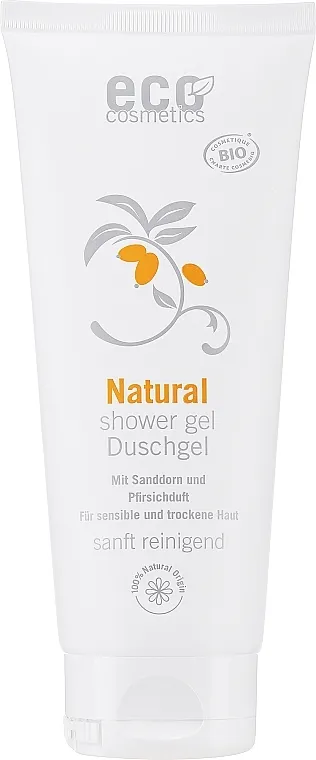 Eco Cosmetics Gel za tuširanje, pasji trn i breskva