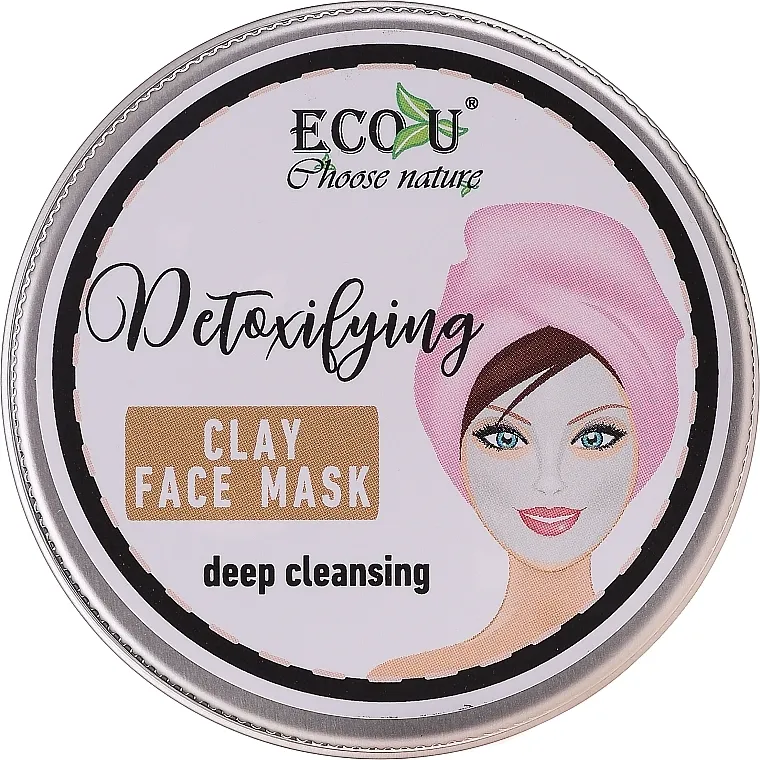 Eco U Detoxifying Deep Cleansing Clay Face Mask Maska za lice "Dubinsko čišćenje"