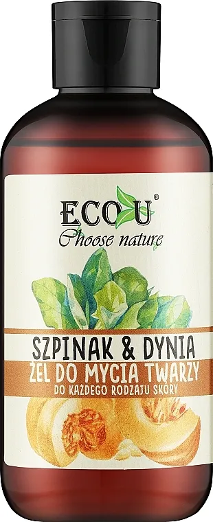 Eco U Pumpkins And Spinach Face Cleanser Gel za umivanje "Bundeve i špinat"
