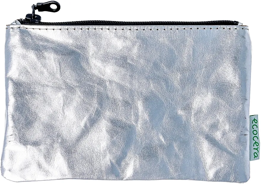 Ecocera Silver Cosmetic Bag Kozmetička torbica, srebrna