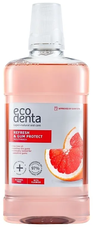 Ecodenta Refresh &amp; Protect Tečnost za ispiranje usta "Grejpfrut"