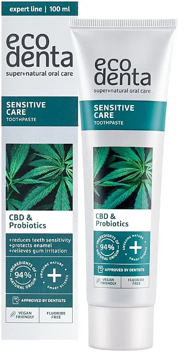 Ecodenta Sensitive CBD Toothpaste Pasta za osetljive zube sa CBD-om
