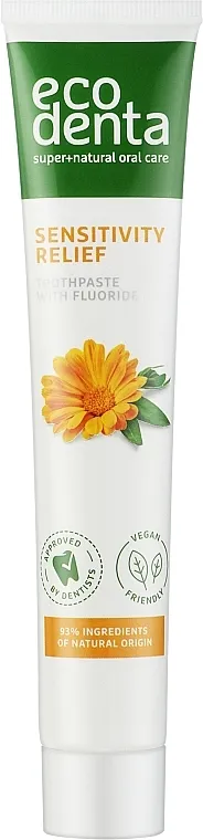 Ecodenta Sensitivity Relief Toothpaste Umirujuća zubna pasta s nevenom, kamilicom i avokadom