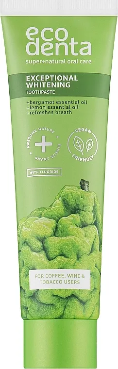 Ecodenta Whitening Toothpaste Bergamot pasta za izbjeljivanje zuba