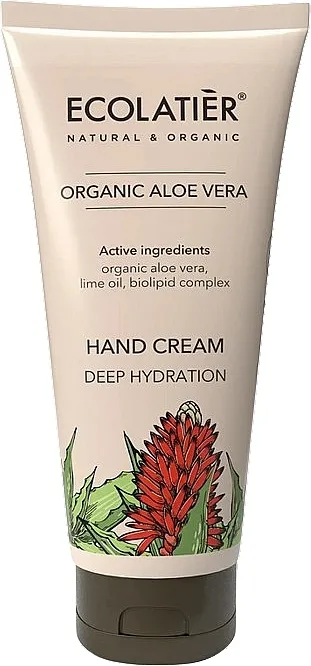 Ecolatier Hand Cream Deep Hydration Organic Aloe Vera Krema za ruke "Aloe vera"