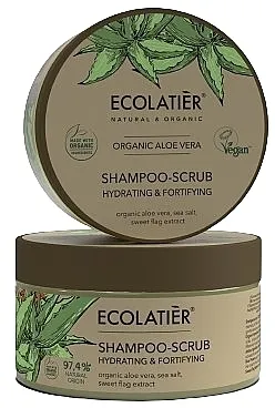 Ecolatier Organic Aloe Vera Shampoo-Scrub Šampon i piling za kosu "Čišćenje i detoks"