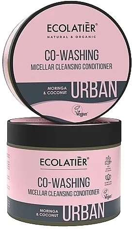 Ecolatier Urban Micellar Cleansing Conditioner Micelarni balzam za kosu "Moringa i kokos"