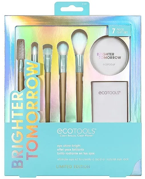 EcoTools Eye Shine Bright Kit Set šminke za oči, 7 proizvoda