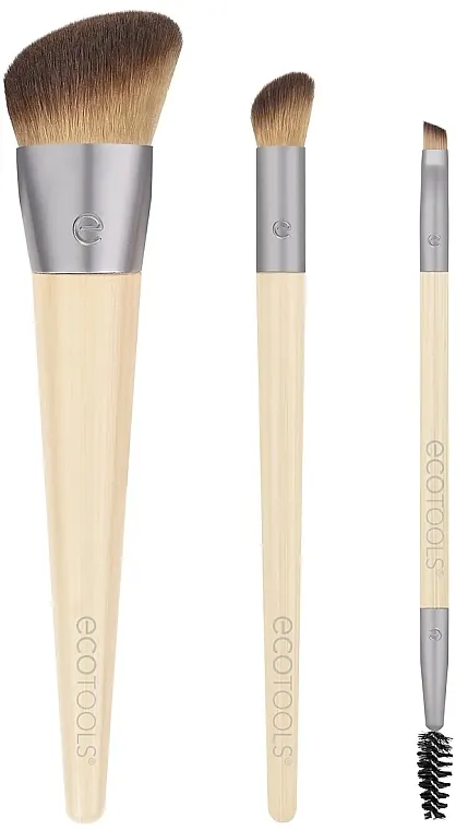 EcoTools Natural Conceal, Enhance, &amp; Sculpt Trio Set četkica za šminkanje