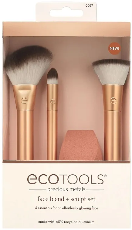 EcoTools Precious Metals Face Blend + Scult Set