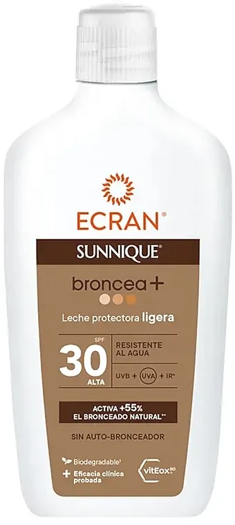 Ecran Sunnique Broncea+ SPF30 Mleko za zaštitu kože od sunca