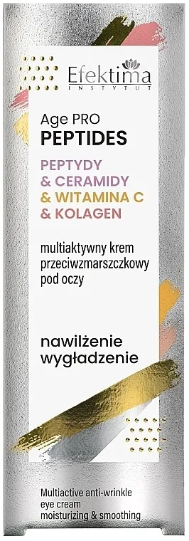 Efektima Age PRO Peptides Multiactive Anti-wrinkle Eye Cream Moisturizing &amp; Smoothing Hidratantna i izglađujuća multiaktivna krema za oči