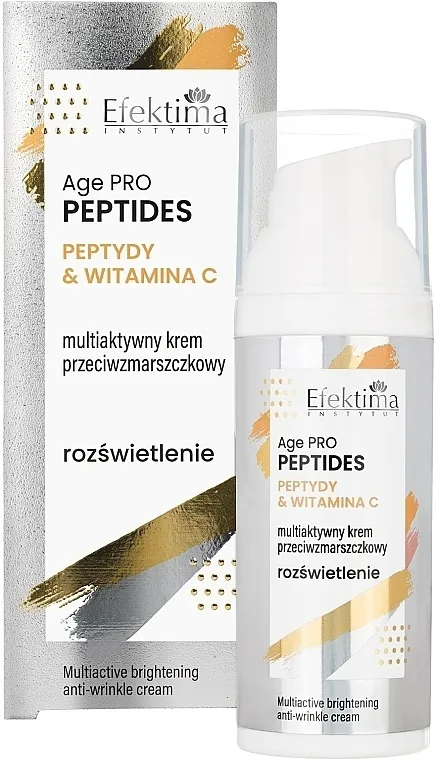 Efektima Age PRO Peptides Multiactive Brightening Anti-wrinkle Cream Posvetljujuća multiaktivna krema protiv bora
