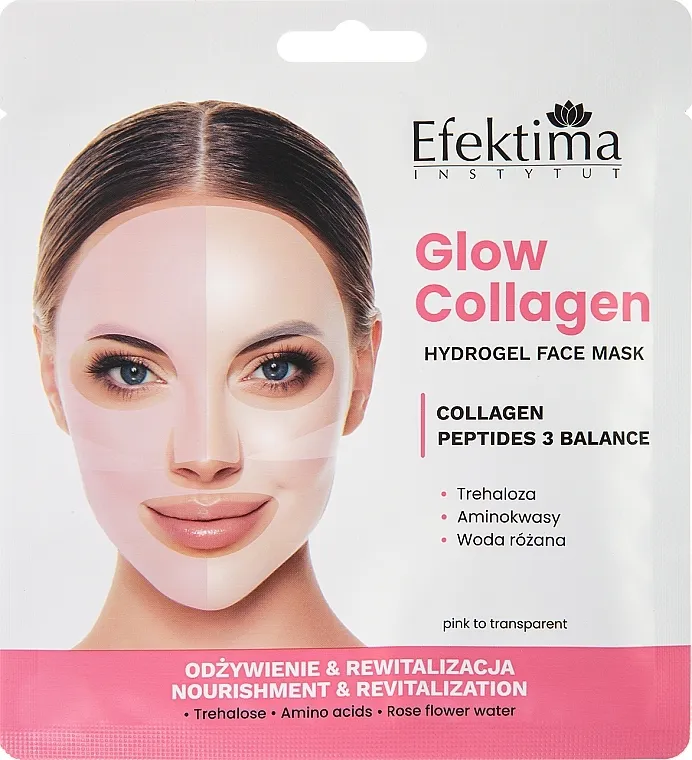 Efektima Glow Collagen Hydrogel Face Mask Maska za lice Ishrana &amp; Revitalizacija