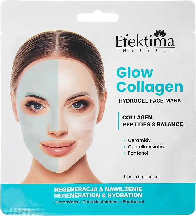 Efektima Glow Collagen Hydrogel Face Mask Maska za lice Regeneracija &amp; Hidratacija