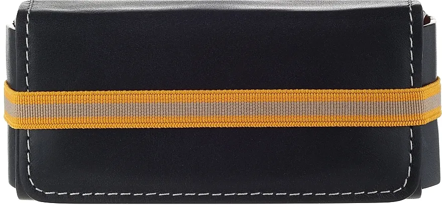 Eight &amp; Bob Navy Blue Leather Etui za flašu, plavi