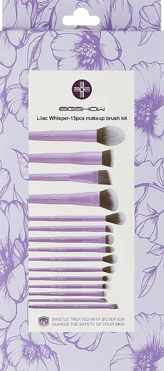 Eigshow Beauty Makeup Brush Kit Licac Whisper Set četkica za šminku, 15 kom.