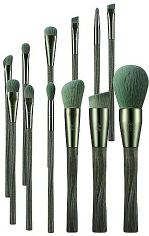 Eigshow Ecopro Series Tea Makeup Brush Kit Set kistova za šminku, 12 kom.