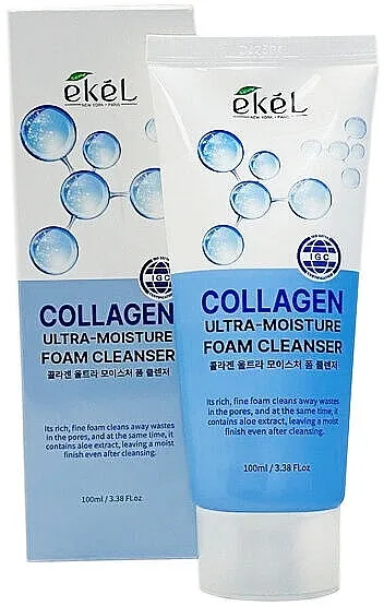 Ekel Collagen Ultra-Moisture Foam Cleanser Pena za čišćenje lica sa kolagenom