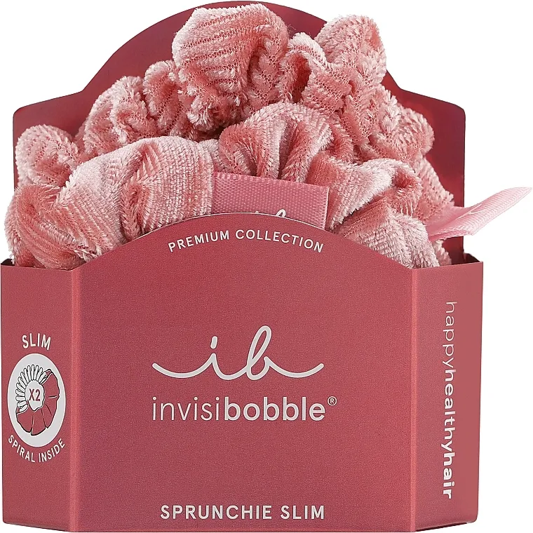Elastična gumica za kosu Invisibobble Sprunchie Slim Premium La Vie En Rose