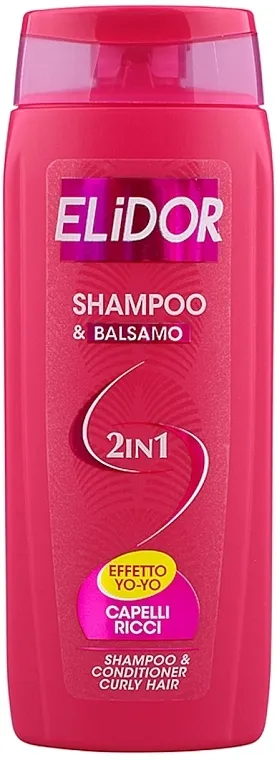 Elidor Shampoo &amp; Conditioner Curly Hair Šampon regenerator za kovrčavu kosu
