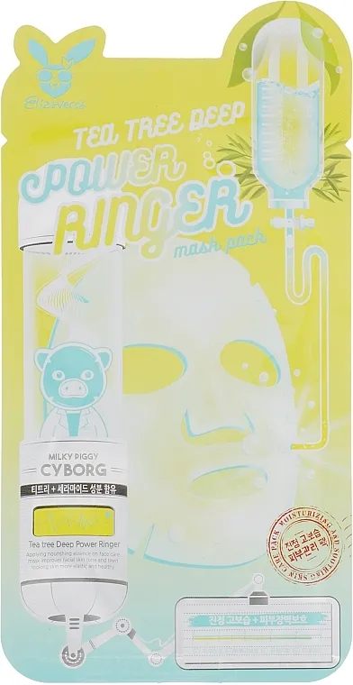 Elizavecca Face Care Tea Tree Deep Power Ringer Mask Pack Maska za problematičnu kožu