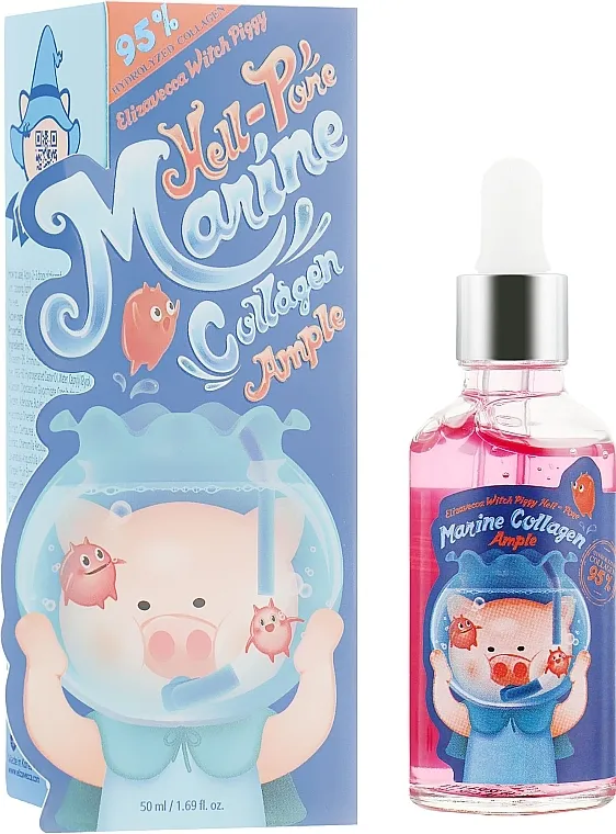 Elizavecca Hell Pore Marine Collagen Ample 95% Serum za lice na bazi morskog kolagena