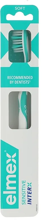 Elmex Sensitive Toothbrush Extra Soft Meka četkica za zube, tirkizno-bela
